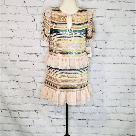 SOLD!  NWT TULAROSA Tularosa Mason Mini Dress - Picture 4 of 8